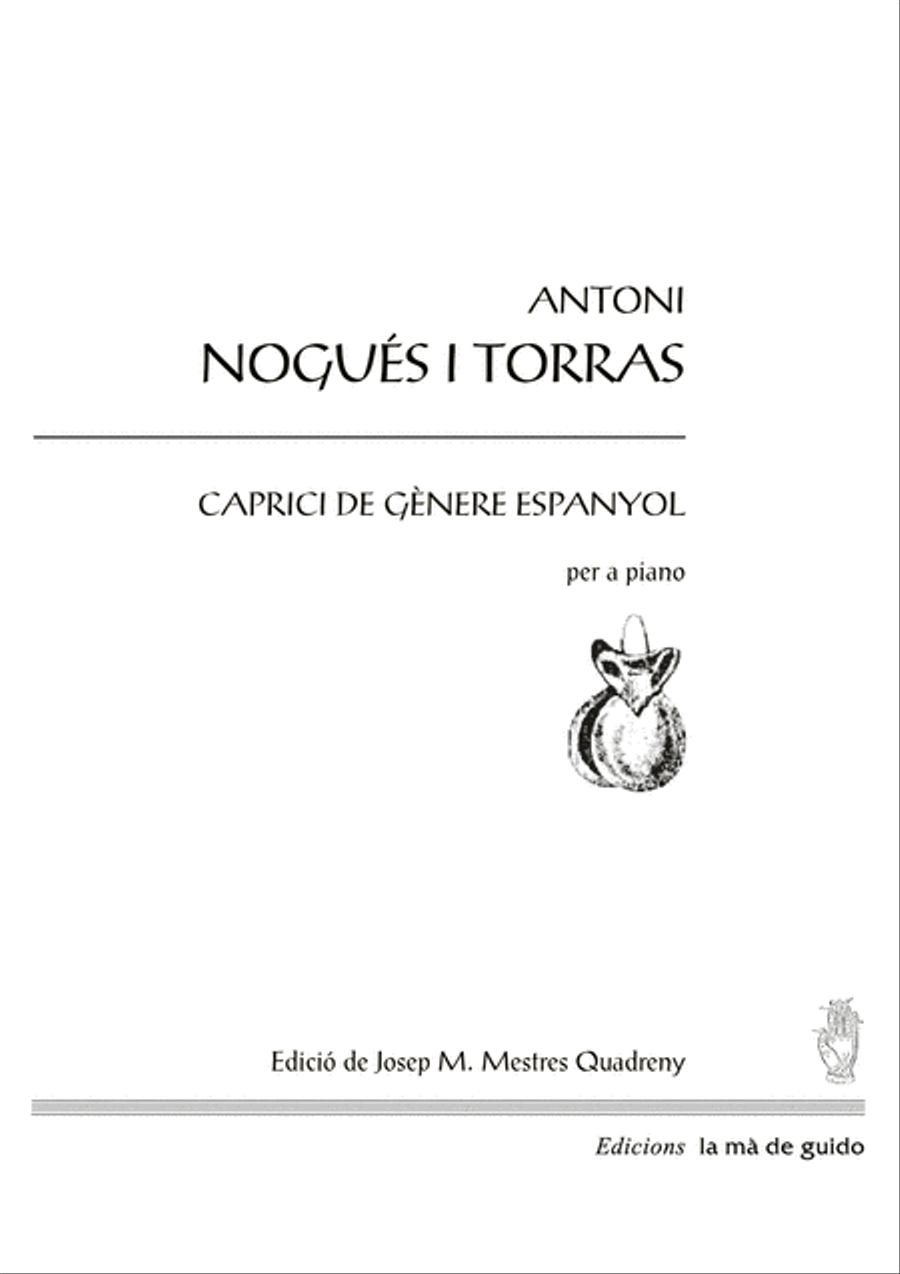 Caprici de gènere espanyol Piano Solo scores gallery preview page 1
