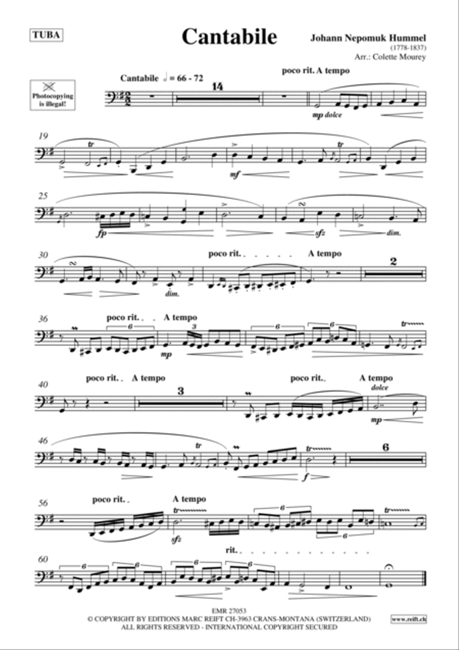 Cantabile Tuba scores gallery preview page 2