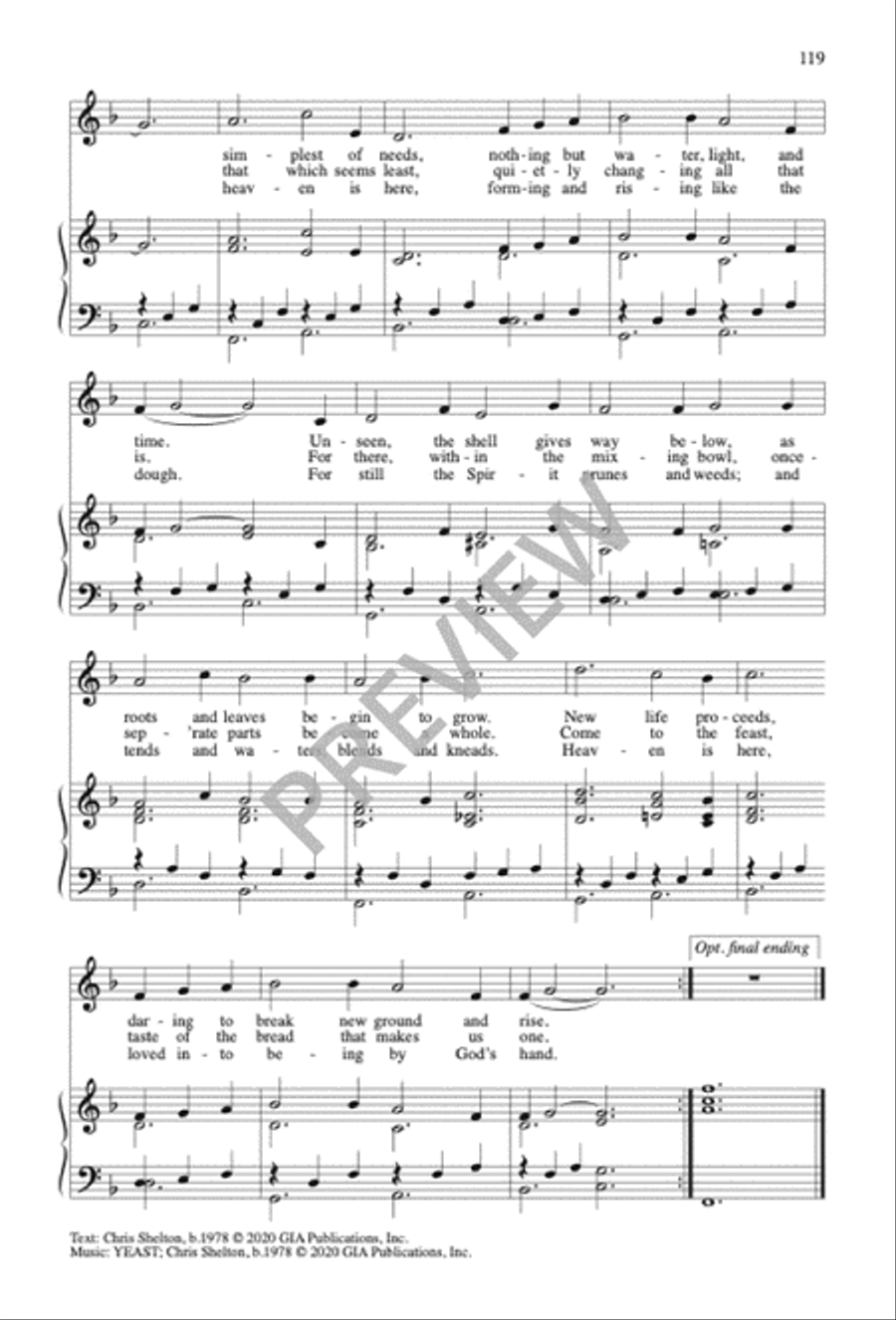 Sing No Empty Alleluias Sacred scores gallery preview page 106