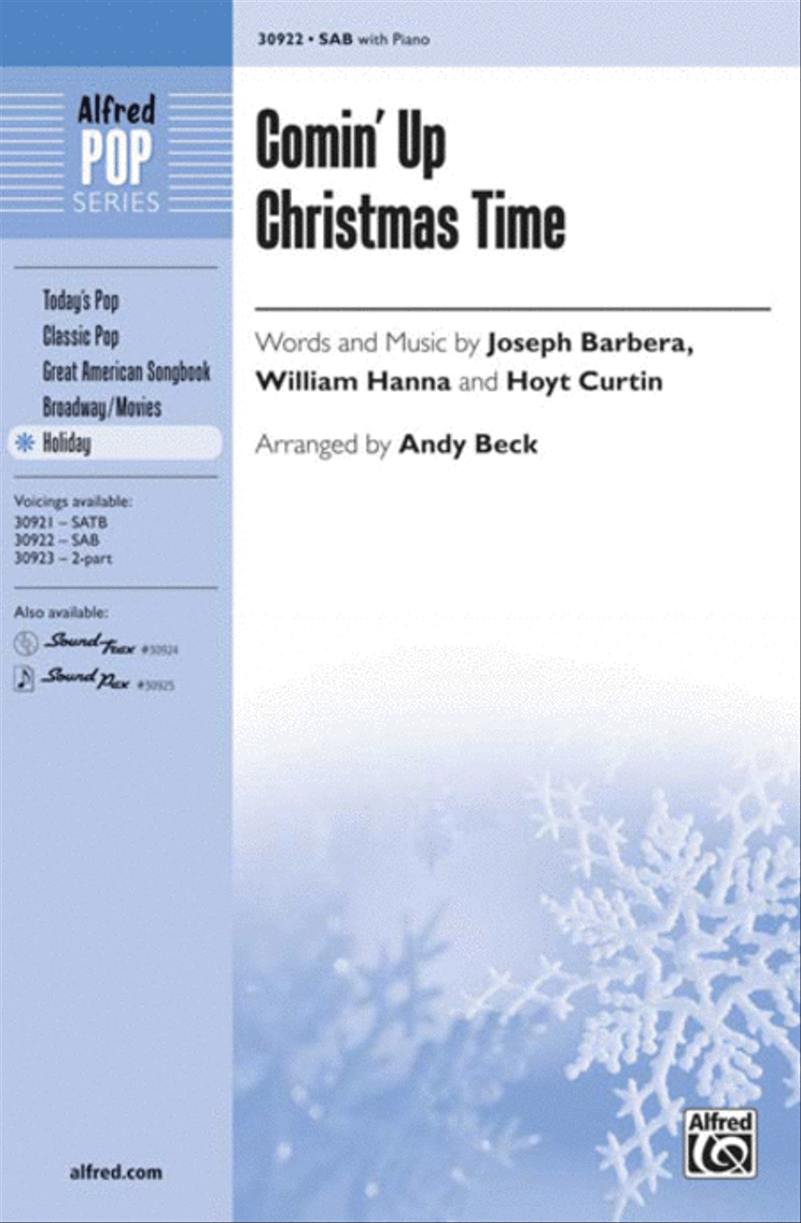 Comin' Up Christmas Time 3-Part scores gallery preview page 1