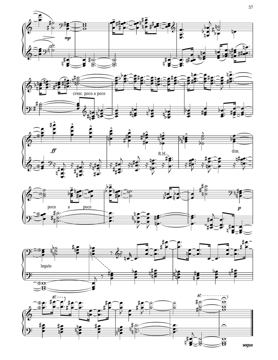 Night Meditations Piano Solo scores gallery preview page 2