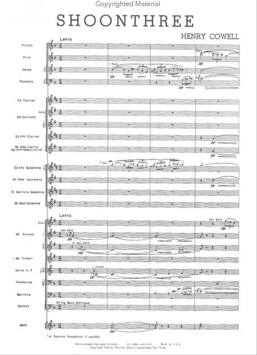 Shoonthree Shoonthree Concert Band scores gallery preview page 2