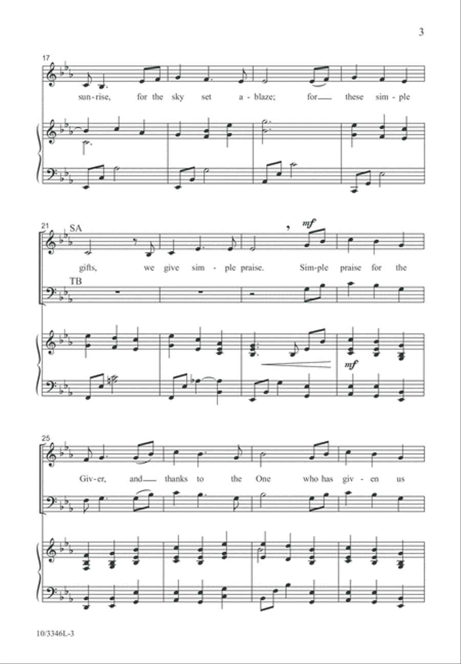 Simple Praise 4-Part scores gallery preview page 3