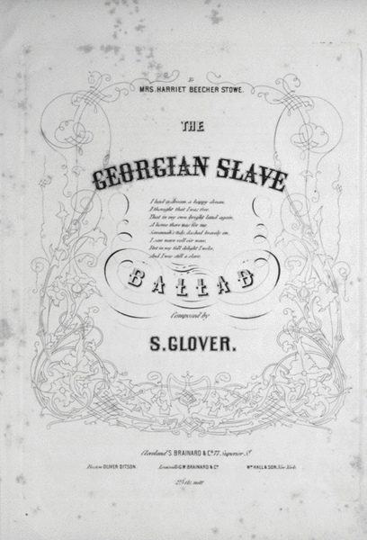 The Georgian Slave. Ballad