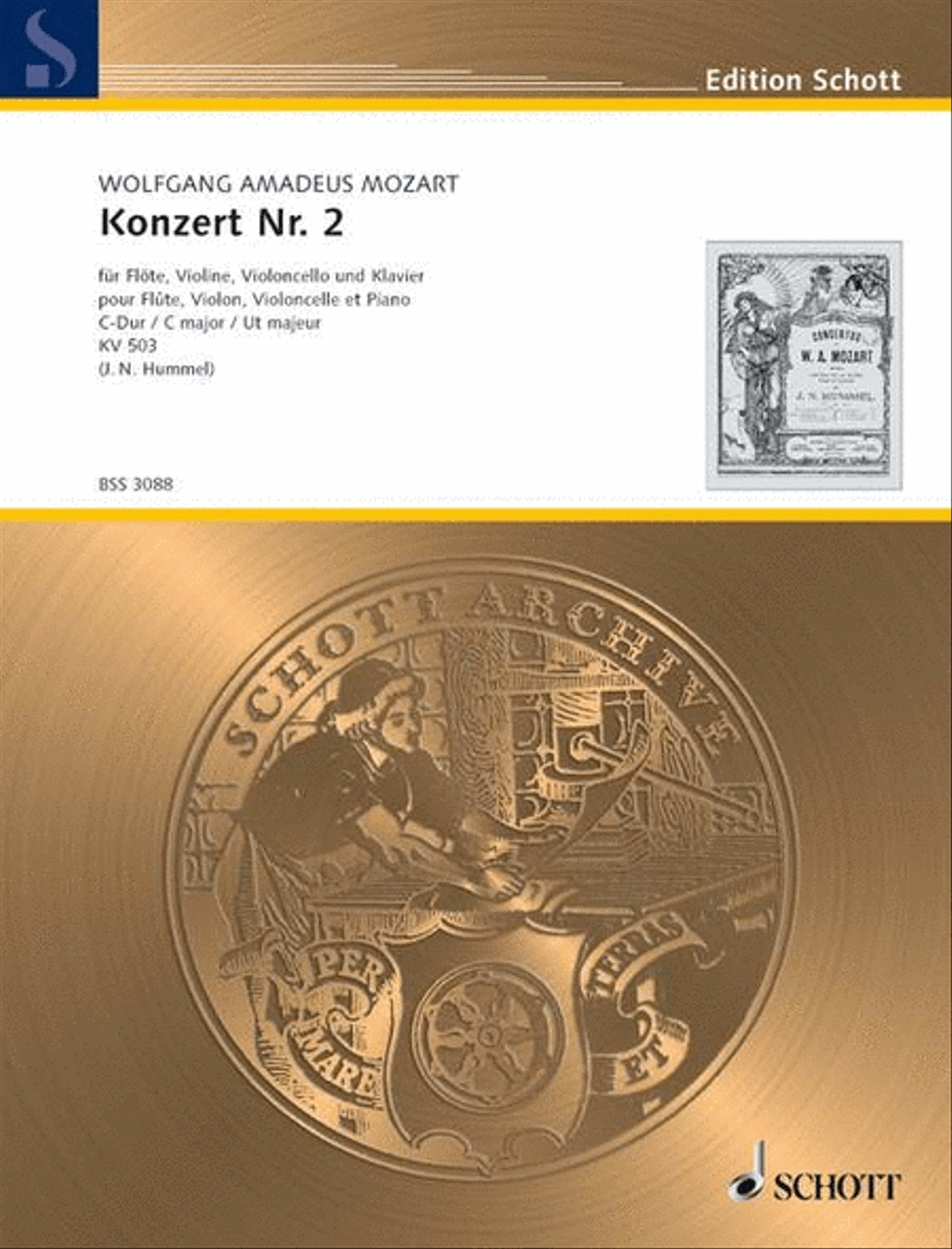 Concerto No. 2 C major Flute scores gallery preview page 1