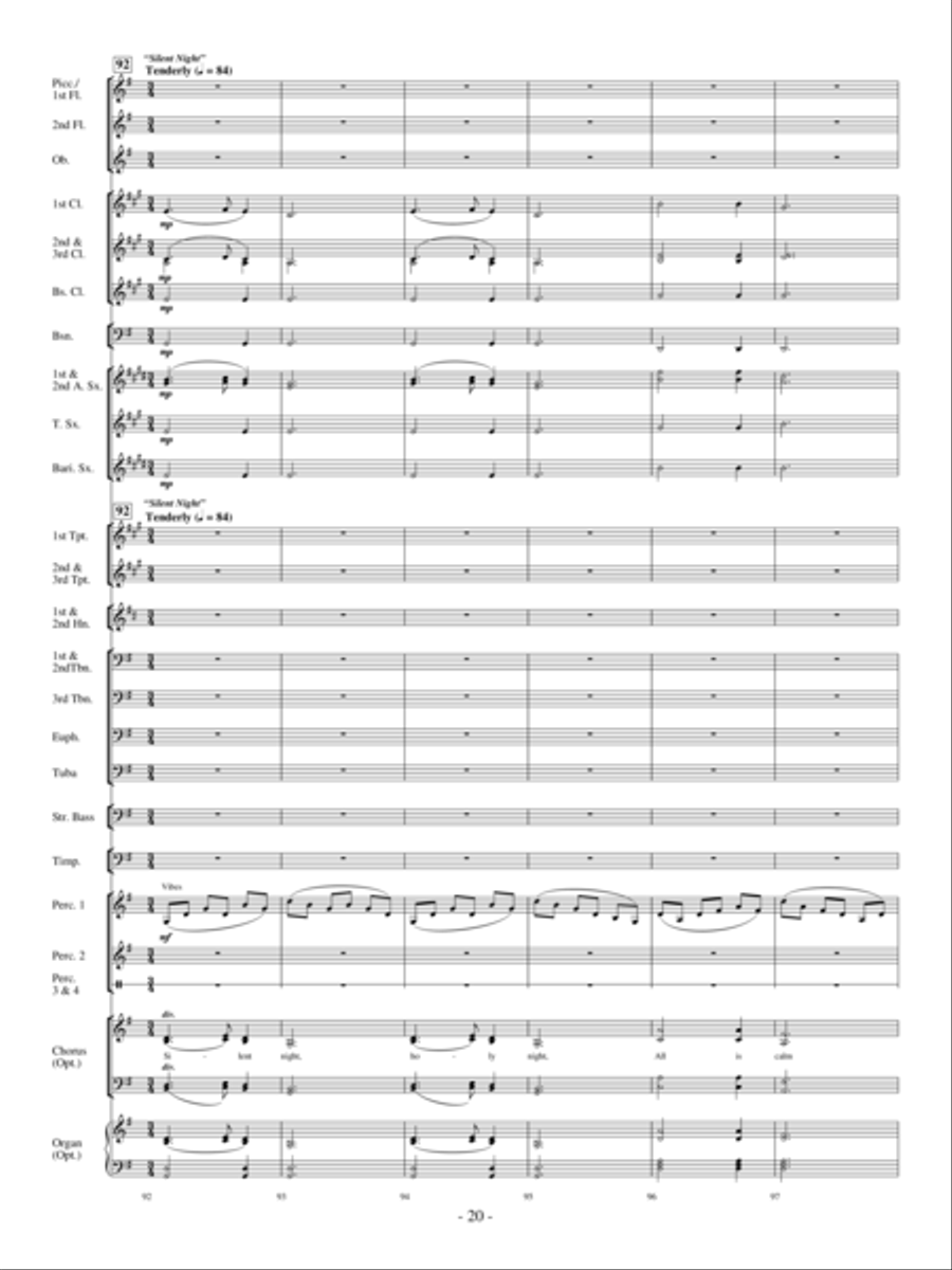 Merry Christmas, Everyone! Concert Band scores gallery preview page 19