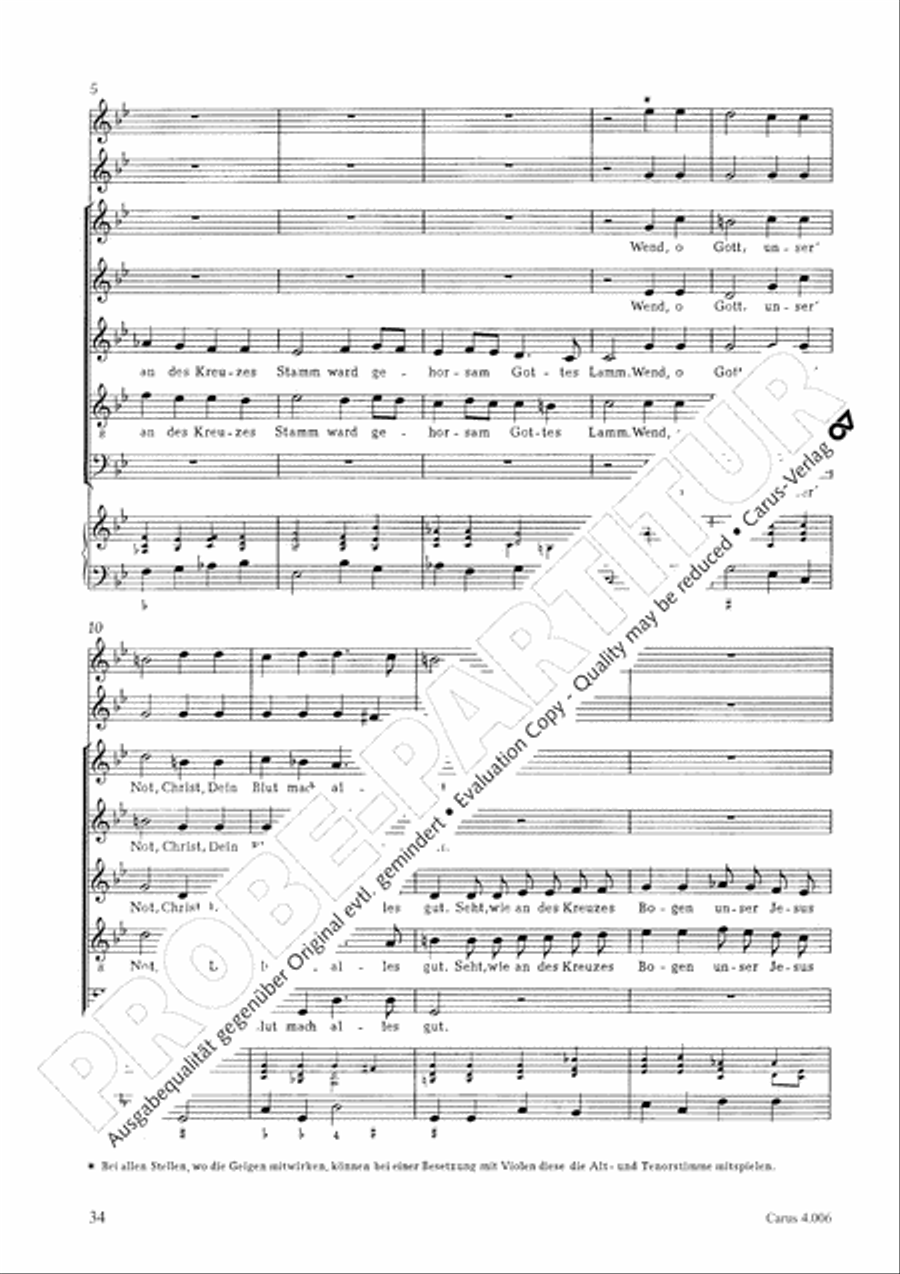 Ten motets Choir scores gallery preview page 36