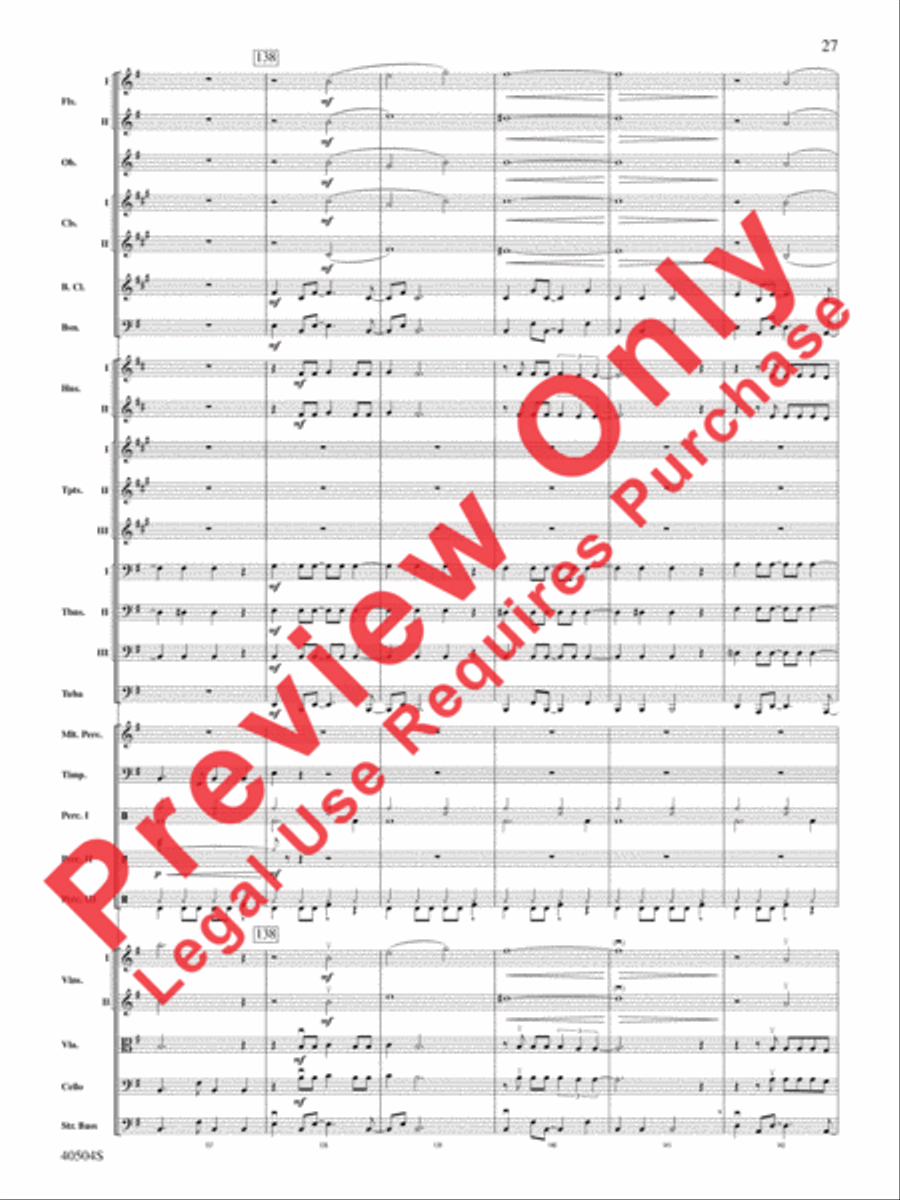 The Eagles on Tour The Eagles on Tour Full Orchestra scores gallery preview page 28