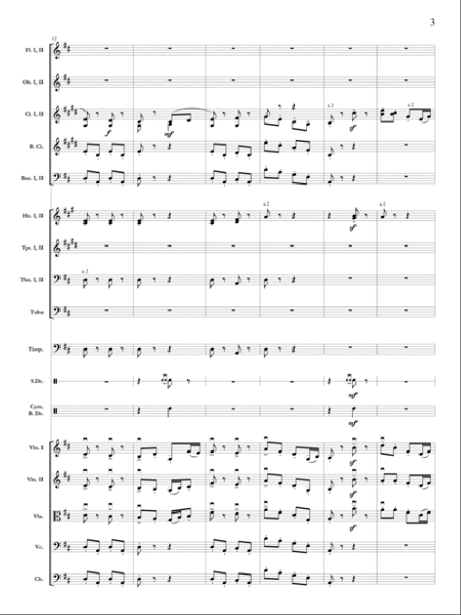 Pomp and Circumstance March No. 1 Orchestra scores gallery preview page 4