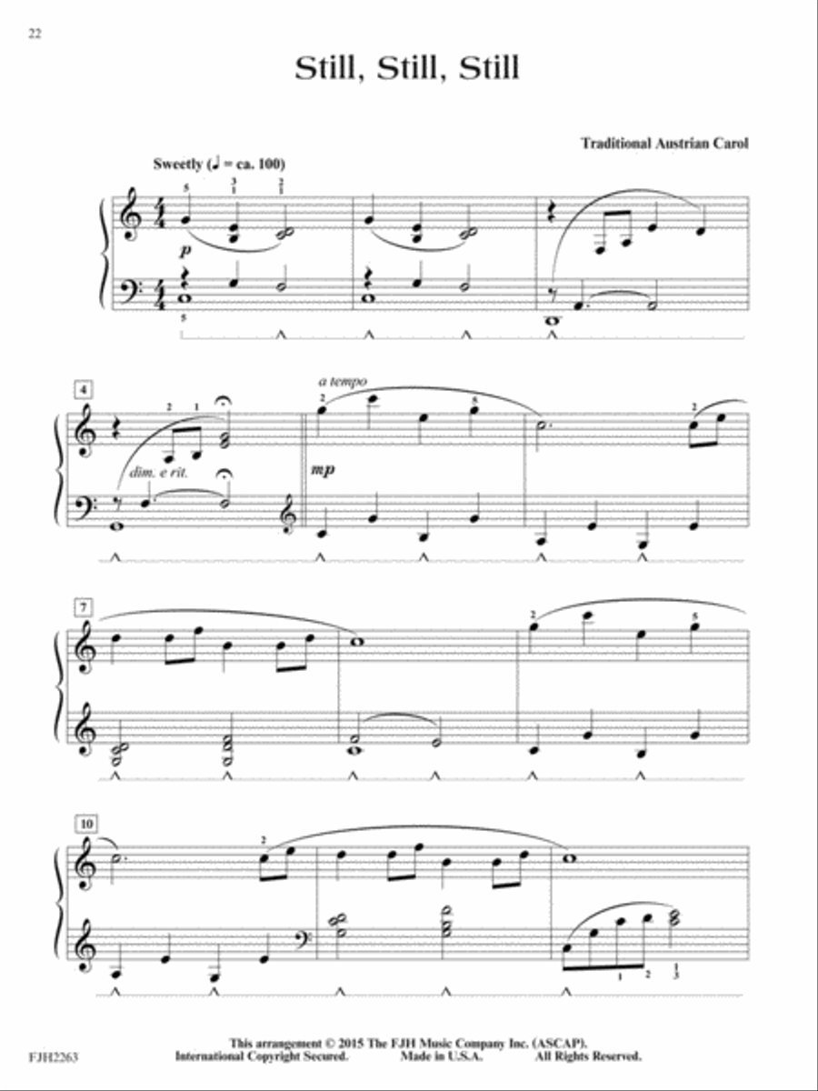 A Child is Born Piano Solo scores gallery preview page 4