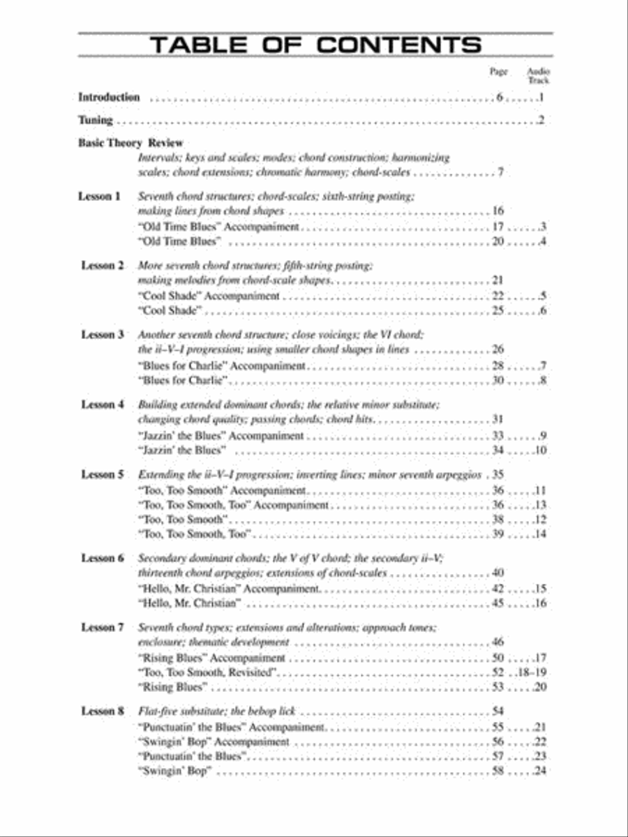Jazzin' the Blues Electric Guitar scores gallery preview page 2
