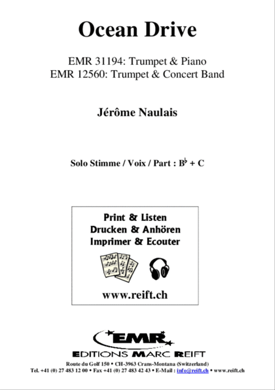 Ocean Drive Trumpet Solo scores gallery preview page 2