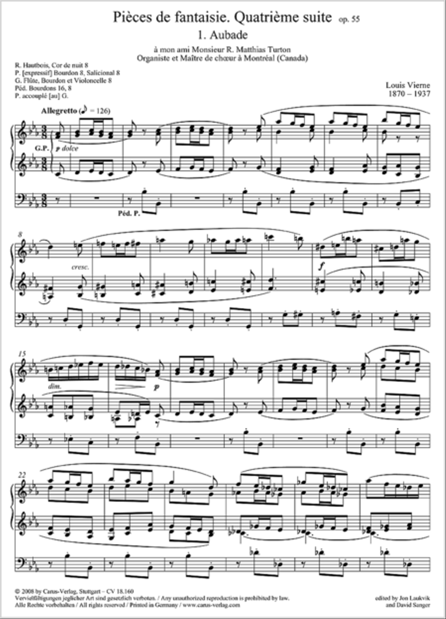 Quatrieme Suite Organ scores gallery preview page 2