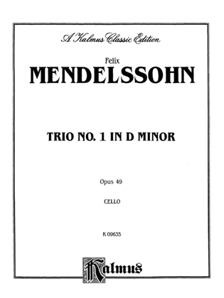 Book cover for Mendelssohn: Trio No. 1 in D Minor, Op. 49