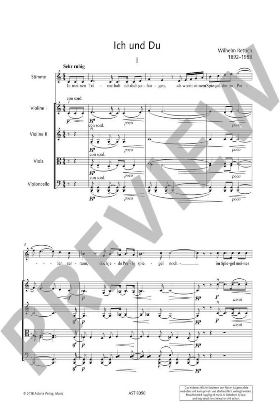 Ich und Du C-Dur op. 25 String Quartet scores gallery preview page 2