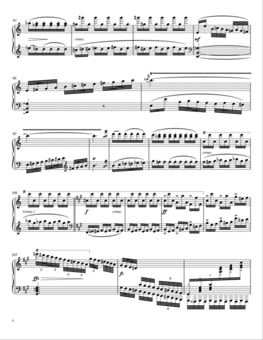 Schubert - Piano Sonata No.20 in A major, D.959 - II.Andantino - Original For Piano Solo Piano Solo scores gallery preview page 4