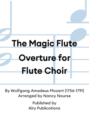 Book cover for The Magic Flute Overture for Flute Choir