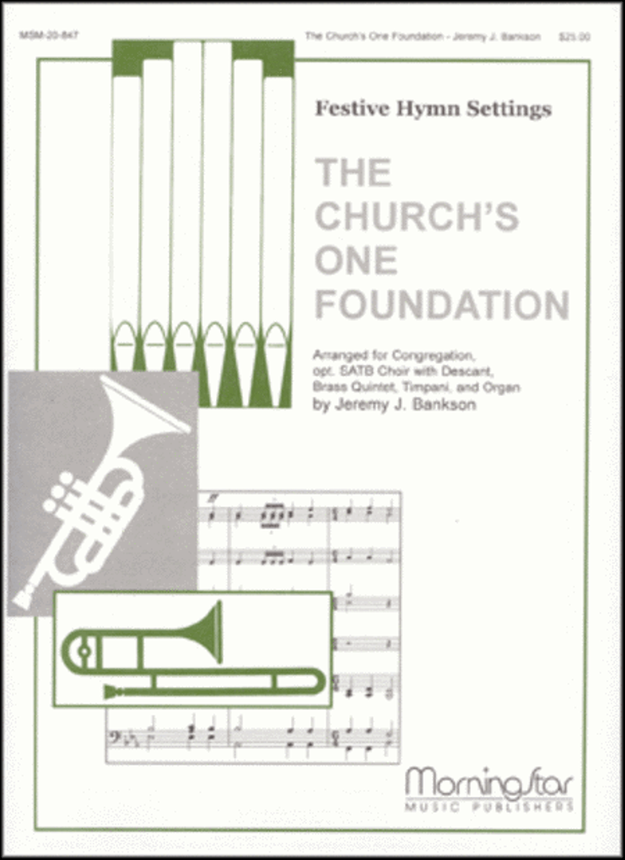 The Church's One Foundation 4-Part scores gallery preview page 1