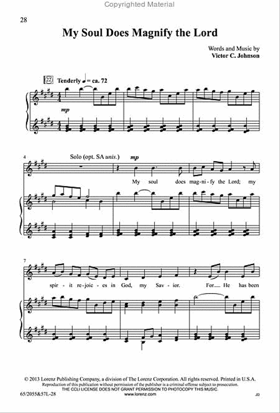 Bethlehem's Child - SATB Score with Performance CD 4-Part scores gallery preview page 11