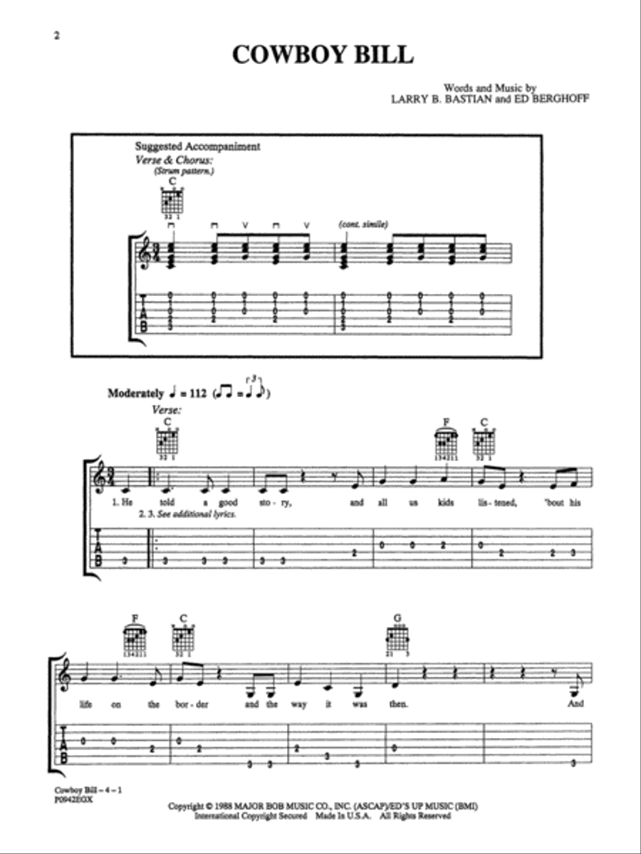 The Best of Garth Brooks for Easy Guitar Electric Guitar scores gallery preview page 3