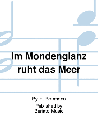 Book cover for Im Mondenglanz ruht das Meer