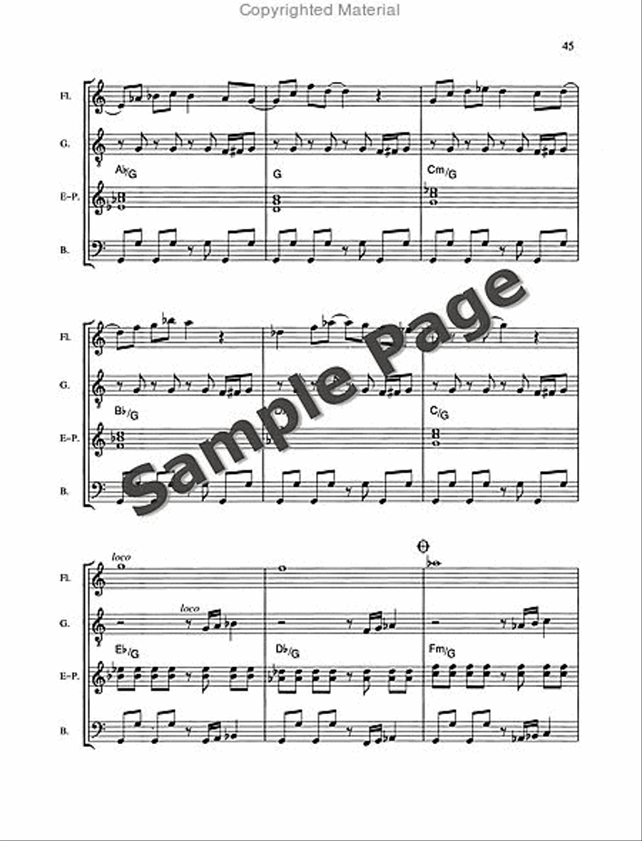 Keyboard On Stage Piano/cassette Piano scores gallery preview page 46