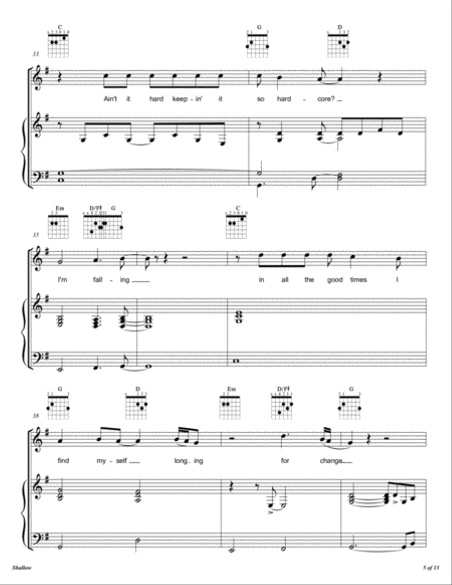 Shallow Voice scores gallery preview page 6