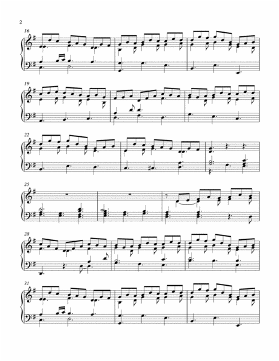 Jesu, Joy Of Man's Desiring Piano Method scores gallery preview page 2