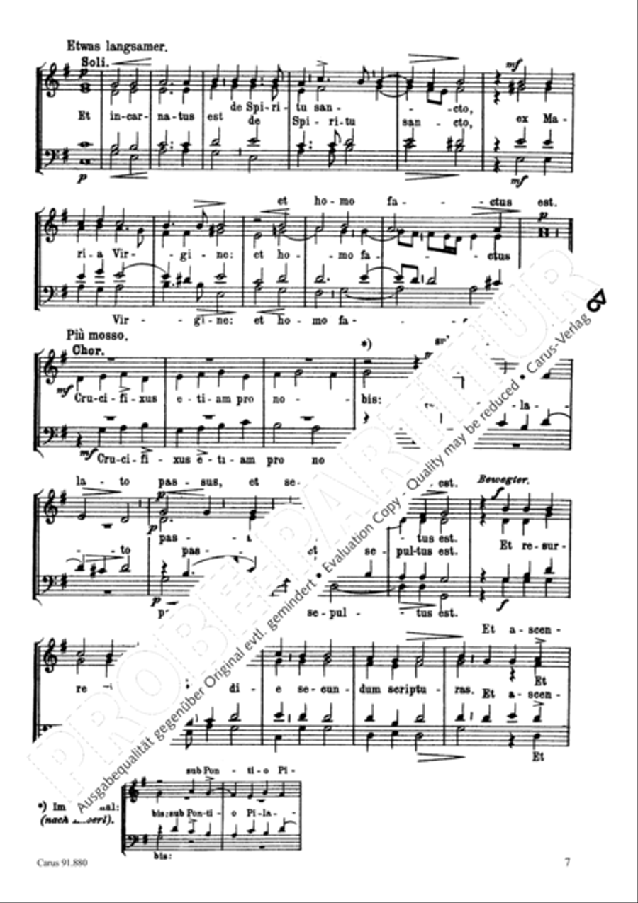 Missa Sine Nomine 4-Part scores gallery preview page 8