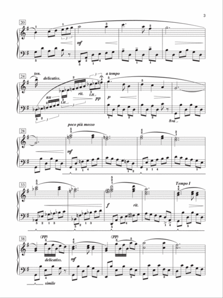Silent Night Piano Solo scores gallery preview page 3