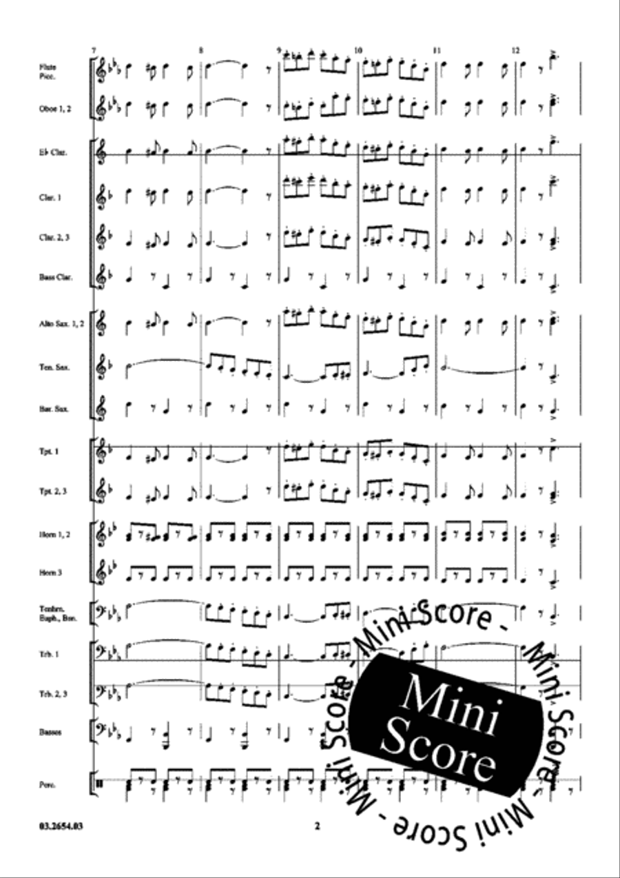 Blaze Away Blaze Away Concert Band scores gallery preview page 6