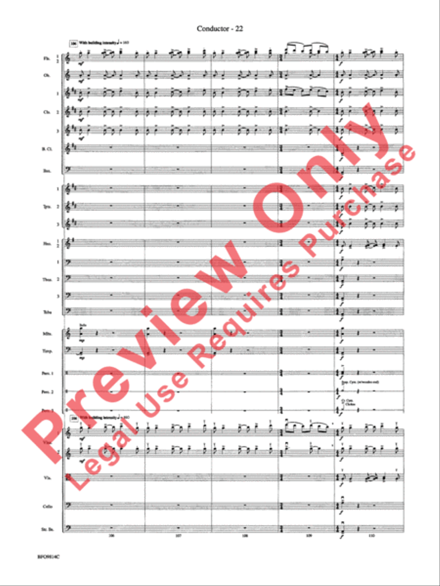Into the Storm Full Orchestra scores gallery preview page 25