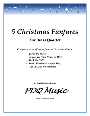 5 Christmas Fanfares for Brass Quartet