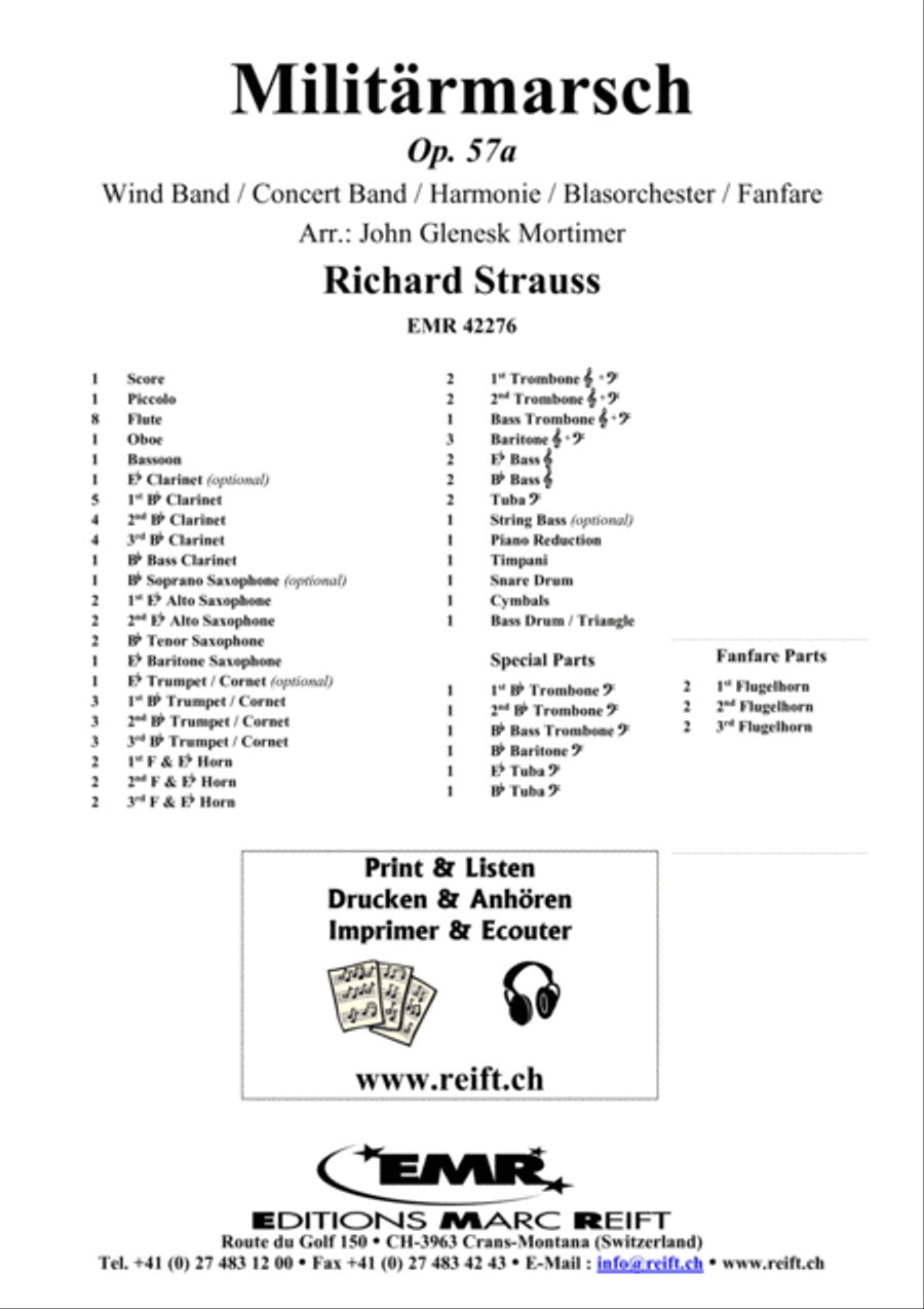 Militarmarsch Concert Band scores gallery preview page 2