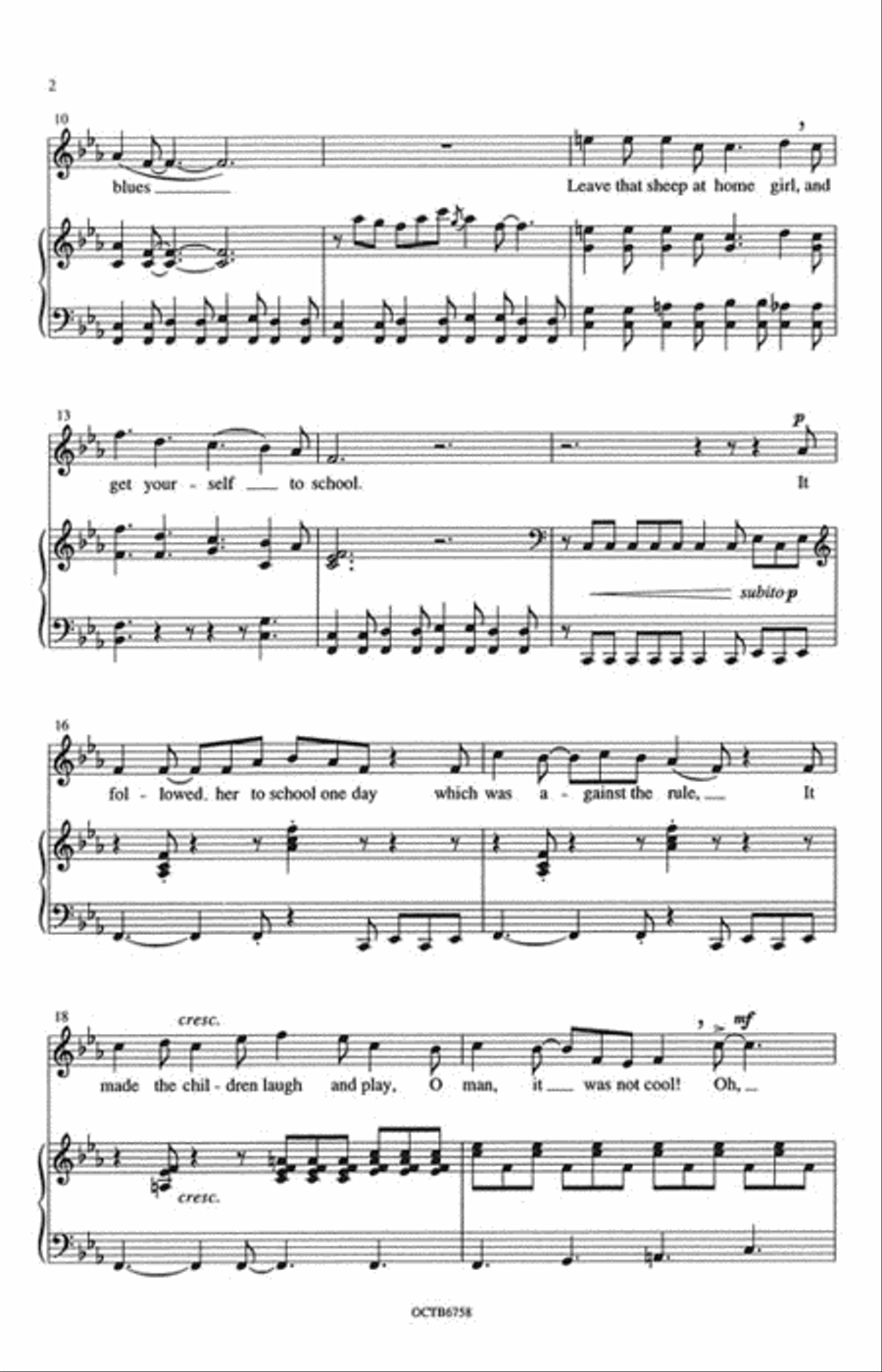 Mary Had a Little Blues Mary Had a Little Blues 2-Part scores gallery preview page 3