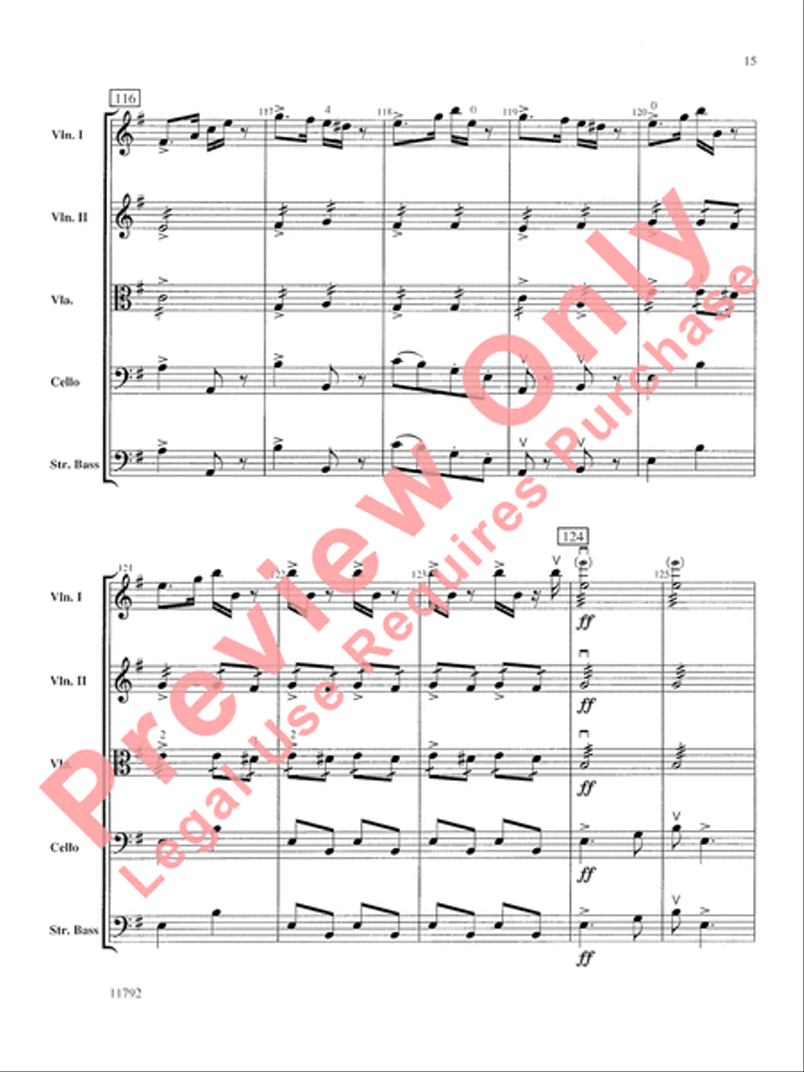 Symphony No. 9 String Orchestra scores gallery preview page 16