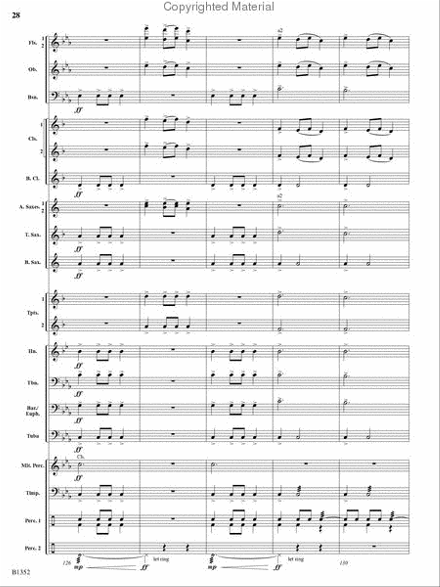 A Christmas Montage Concert Band scores gallery preview page 27