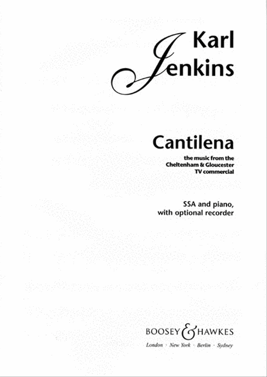 Cantilena SSA scores gallery preview page 1