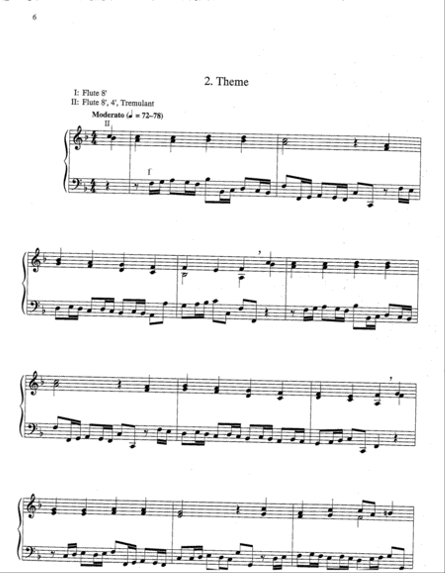 Partita on Now Thank We All Our God Organ scores gallery preview page 3