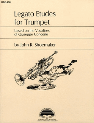 Book cover for Legato Etudes for Trumpet
