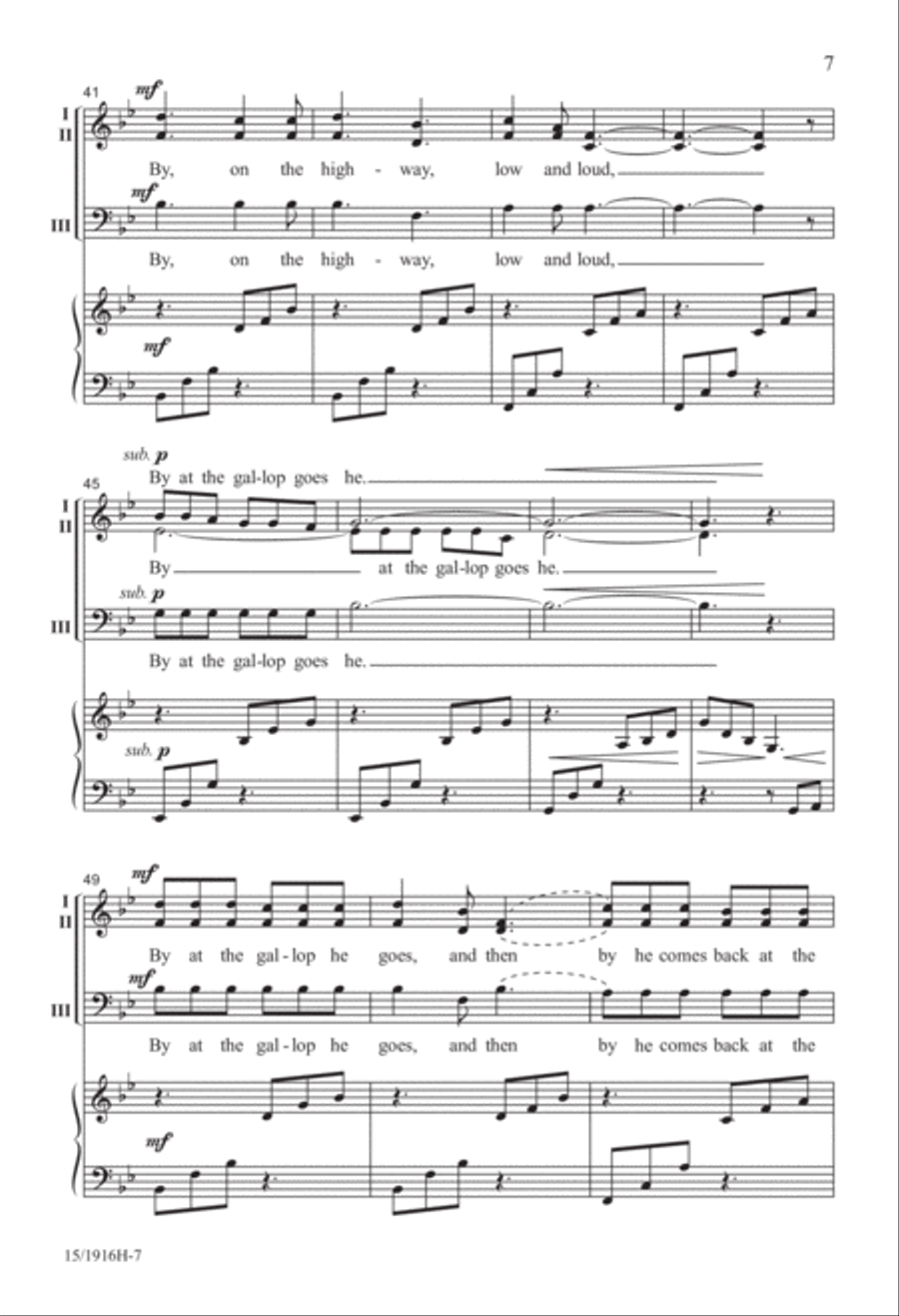 Windy Nights 3-Part scores gallery preview page 8