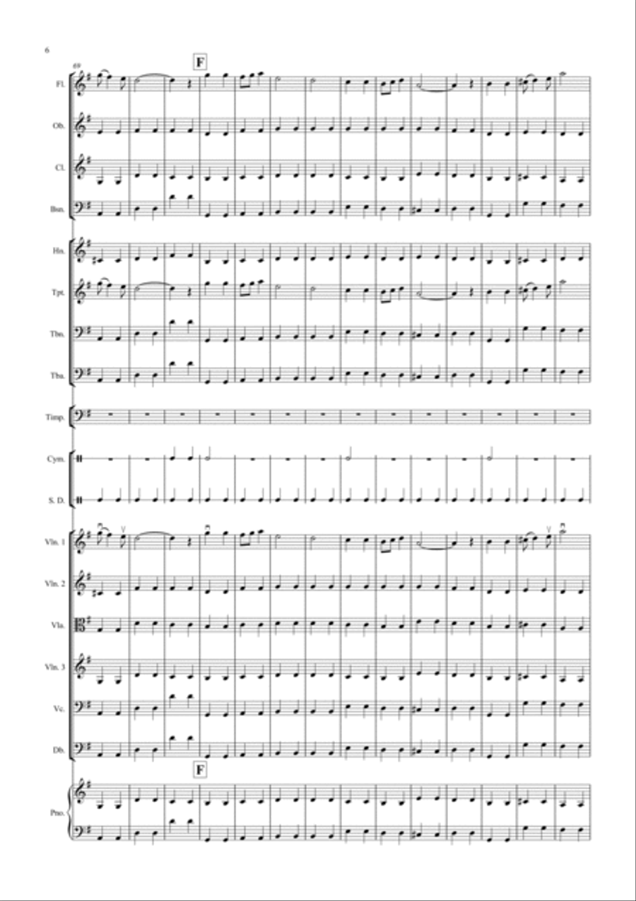 Land of Hope and Glory for School Orchestra Full Orchestra scores gallery preview page 6