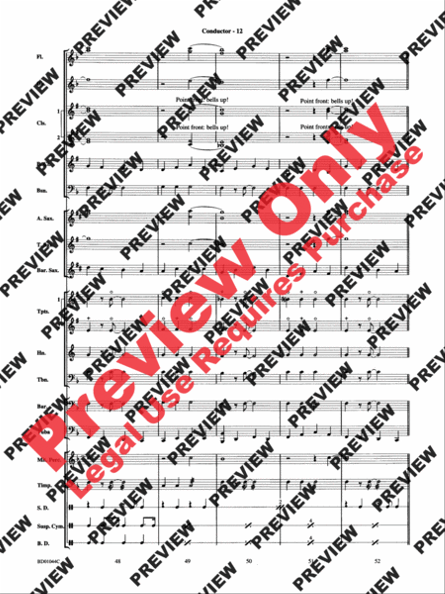 Clarinet Boogie Clarinet Boogie Concert Band scores gallery preview page 14