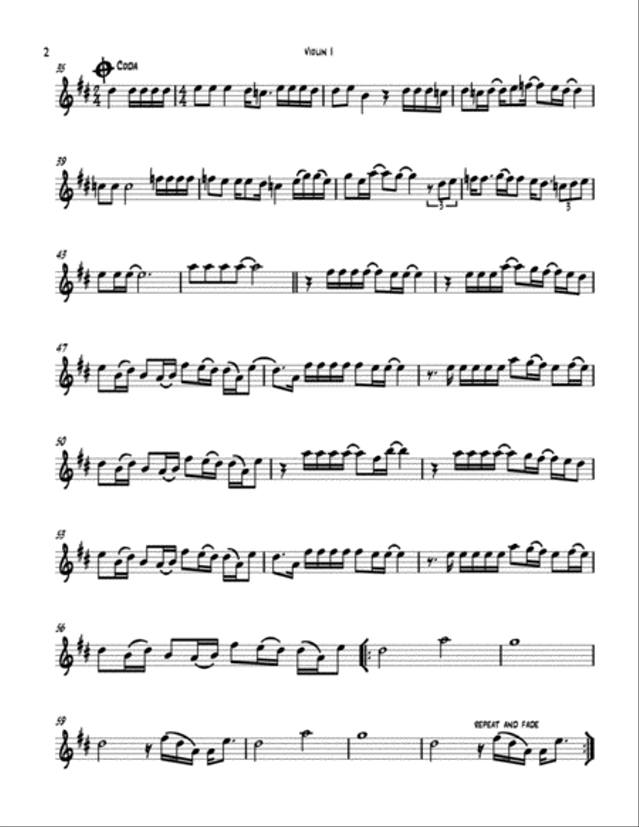I Don't Want To Miss A Thing String Quartet scores gallery preview page 2