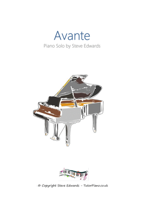 Book cover for Avante for Solo Piano (Intermediate version)