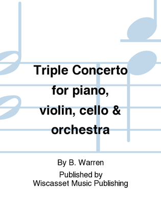 Triple Concerto for piano, violin, cello & orchestra