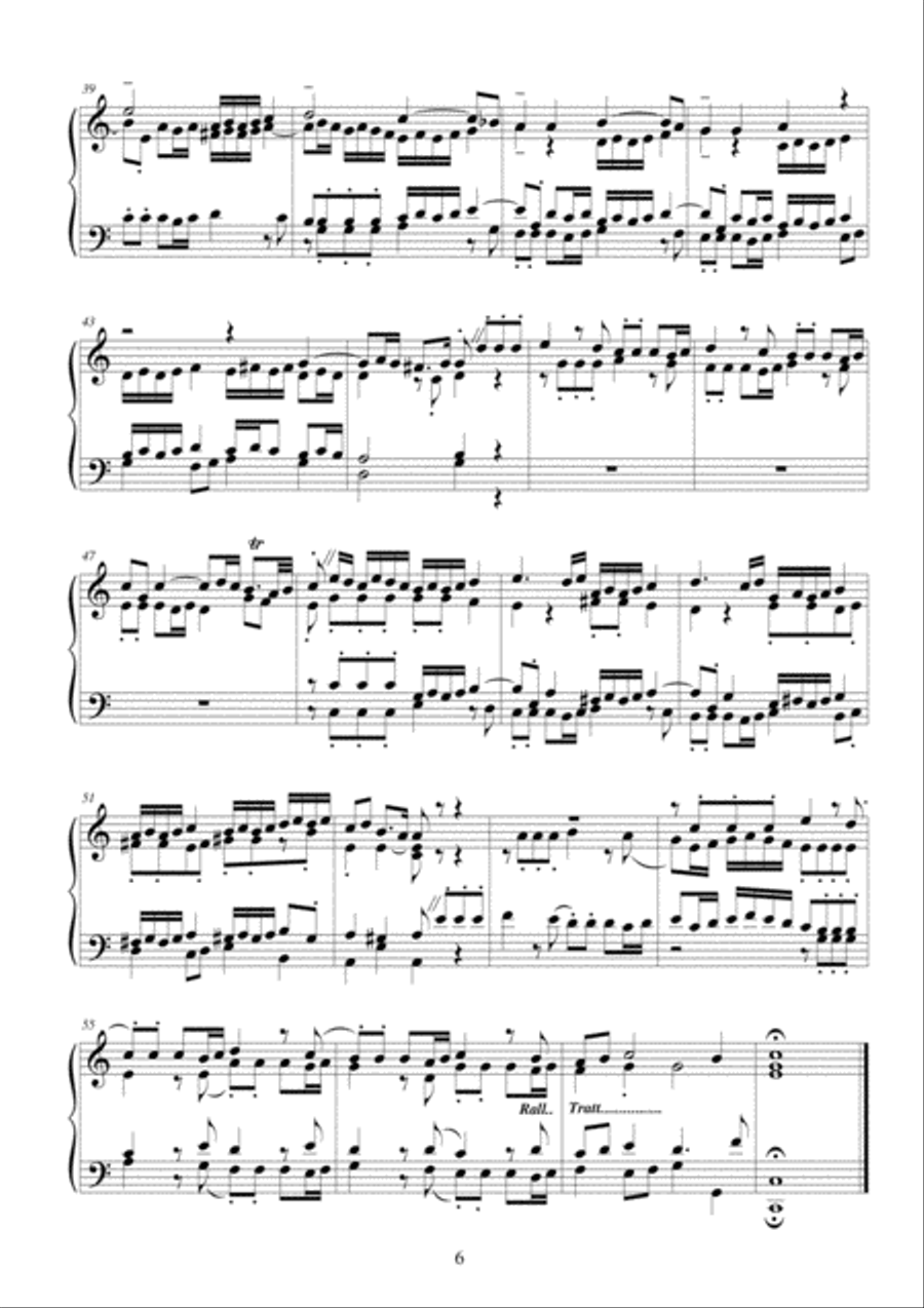 Piano transcriptions of the Eight Preludes and Fugues of J.S.Bach 4-Part scores gallery preview page 6