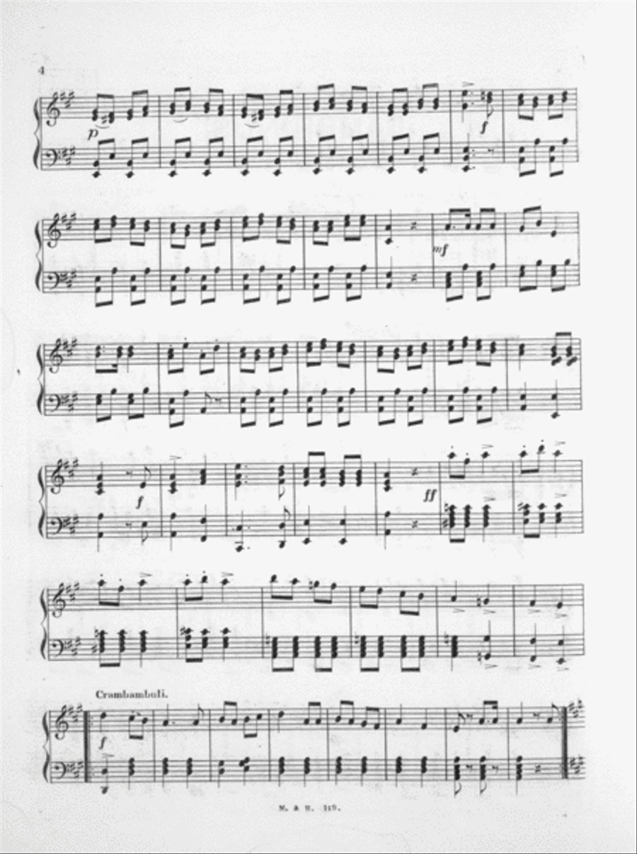 Gambrinus Marsch (Potpourri) Piano Solo scores gallery preview page 3