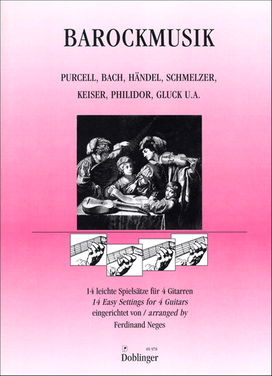 Barockmusik Guitar Ensemble scores gallery preview page 1