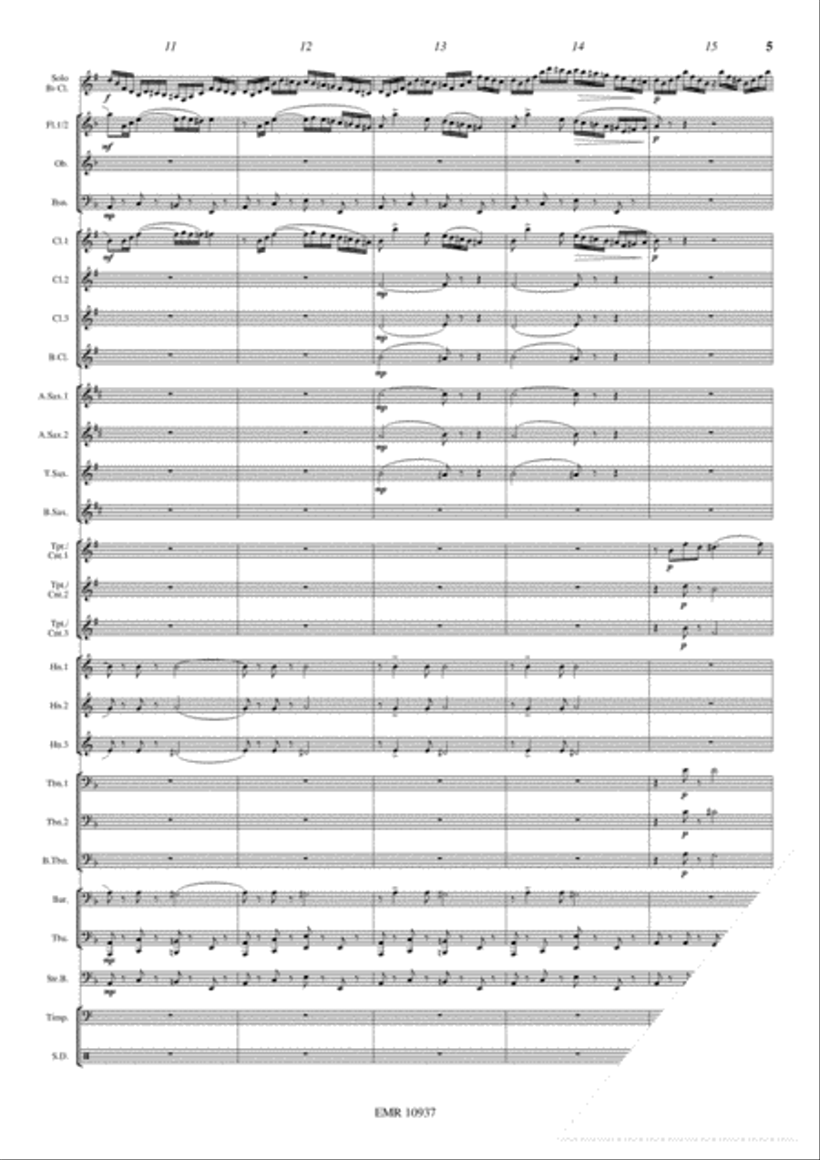 Solfeggietto Concert Band scores gallery preview page 6